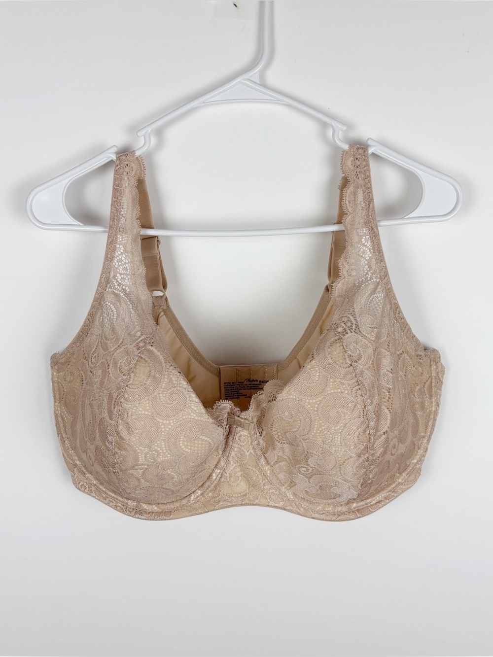 Playtex Bra Beige Lace Underwire Padded Size 44DD - Picture 6 of 6